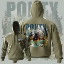 Pontyos cipzáros pulóver