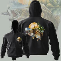 Fogas cipzáros pulóver