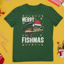 Merry Fishmas horgász póló