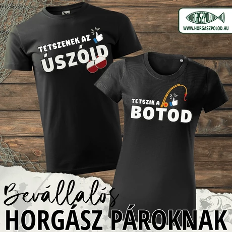 horgász-páros-pólók