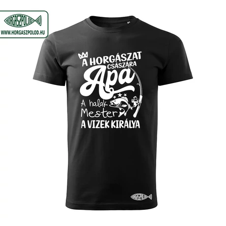 apa-horgászat-császára-fekete-póló