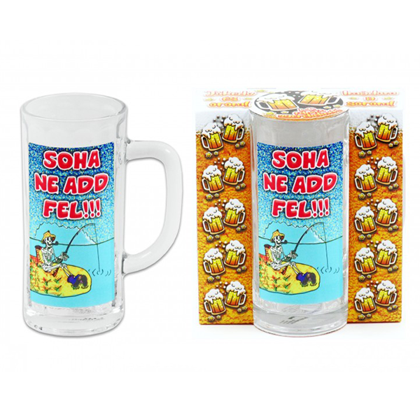 Soha ne add fel Sörös korsó 